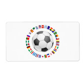 サッカー ラベル (正面)