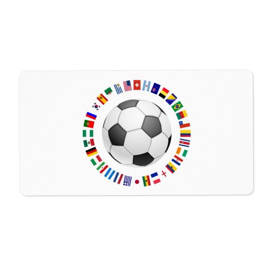 サッカー ラベル (正面)