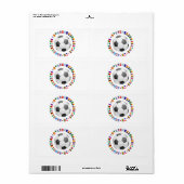 サッカー ラベル (フルシート)