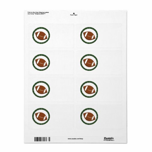 サッカー ラベル (フルシート)