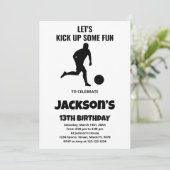 サッカー ランニング 誕生日 招待状 (スタンド正面)