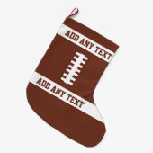 サッカー ラージクリスマスストッキング (正面 (吊り時))
