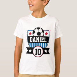 サッカー リーグ キッズ フットボール 名前と番号 ロゴ Tシャツ