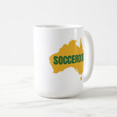 サッカー・ルーズ コーヒーマグカップ (正面右)