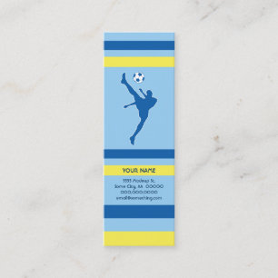 サッカー：レトロスタイル: スキニー名刺