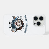 サッカー レポーター マスコット iPhoneケース (裏面横)