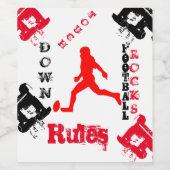 サッカー ワインラベル (シングルラベル)