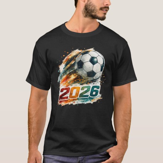 サッカー - ワールドカップ 2026 Tシャツ (正面)