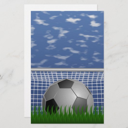 サッカー 便箋 (正面/裏面)