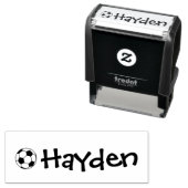 サッカー 個人名入れ服 セルフインキングスタンプ (インサイチュ)