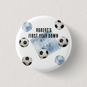 サッカー 初めての誕生日パーティー 缶バッジ