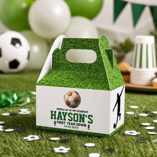 サッカー 初年度終了 1歳の誕生日パーティー フェイバーボックス
