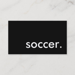 サッカー。 名刺