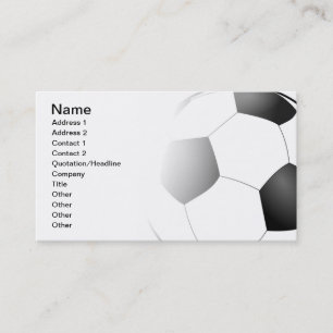 サッカー 名刺