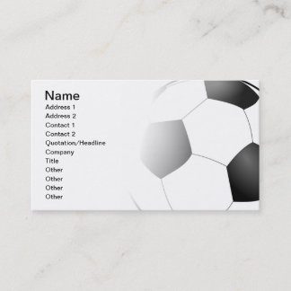 サッカー 名刺