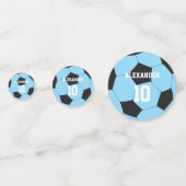 サッカー | 名前と番号 コンフェッティ (正面)