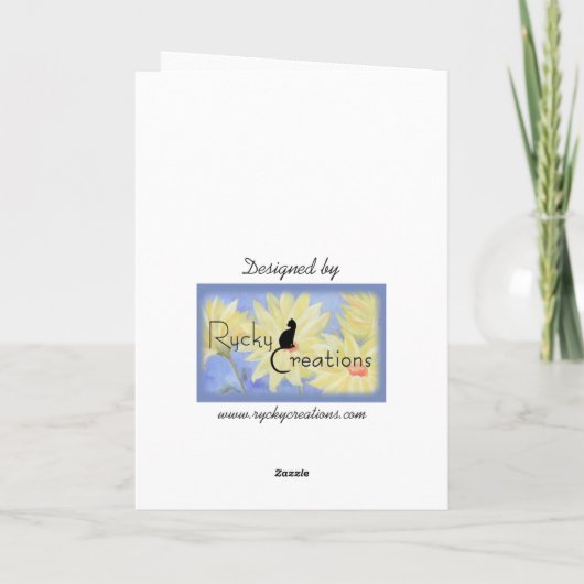 サッカー – 名前をカスタムする誕生日カード カード (裏面)