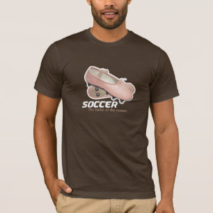 サッカー-固まりのためのバレエ Tシャツ