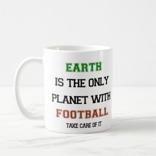 サッカー、地球のみ コーヒーマグカップ