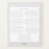 サッカー – 学校プランナー- HAMbyWG プランナー手帳 (裏面)