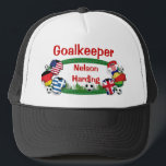 サッカー～帽子4 キャップ<br><div class="desc">カラフルデザイン..色を選ぶ簡単が多く、ニーズに合わせて文字を変える！</div>