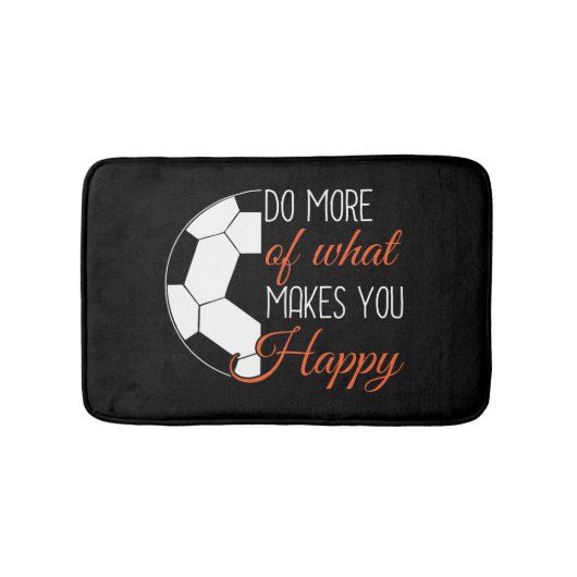 サッカー – 幸せになれるモノをつくる バスマット (正面)