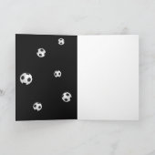 サッカー 感謝 コーチ フォトカード (内部)