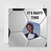 サッカー 招待状 (正面)