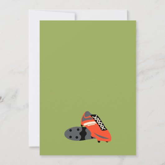 サッカー 招待状 (裏面)