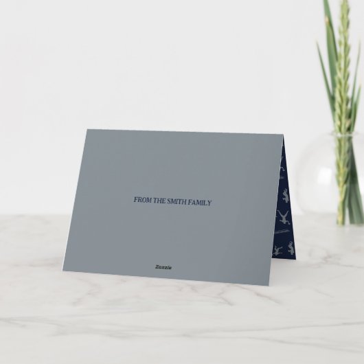 サッカー 招待状 (裏面)