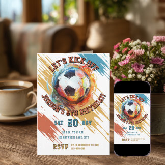 サッカー 招待状