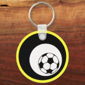 サッカー。氷柱。 キーホルダー (正面)