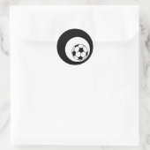 サッカー。氷柱。 ラウンドシール (バッグ)