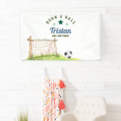 サッカー「生まれて2つのボール」2歳の誕生日 横断幕 (インサイチュ)