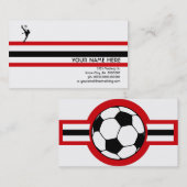 サッカー: 空気星 名刺 (正面/裏面)