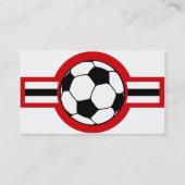 サッカー: 空気星 名刺 (裏面)