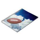 サッカー、空、雲 ノートブック (左側)
