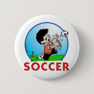 サッカー 缶バッジ