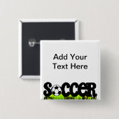 サッカー 缶バッジ (正面&裏面)