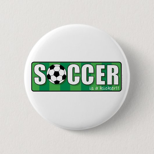 サッカー 缶バッジ (正面)