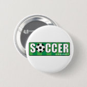 サッカー 缶バッジ (正面&裏面)