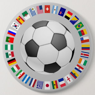 サッカー 缶バッジ
