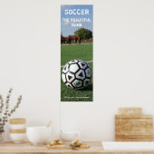 サッカー – 美しいゲーム12x36ポスター ポスター (キッチン)