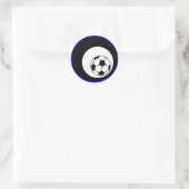 サッカー：色のカスタマイズ： ラウンドシール (バッグ)