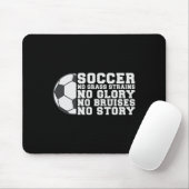 サッカー 苦労なし 栄光なし 打撲なし 物語なし マウスパッド (マウス)