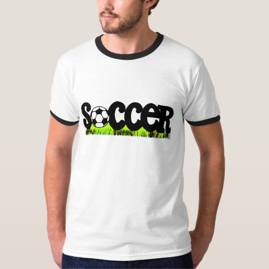 サッカー(草で) Tシャツ (正面)