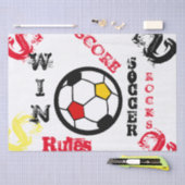 サッカー 薄葉紙 (クラフト)