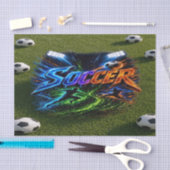 サッカー 薄葉紙 (クラフト)