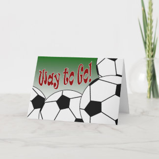 サッカー – 行き方！おめでとう!素晴らし! カード
