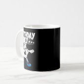 サッカー 誕生日 おもしろ ダビング 男の子 子供 お祝い コーヒーマグカップ (正面左)